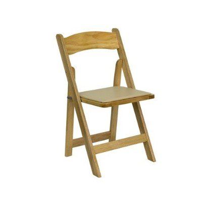 Natural Wood Folding Chair