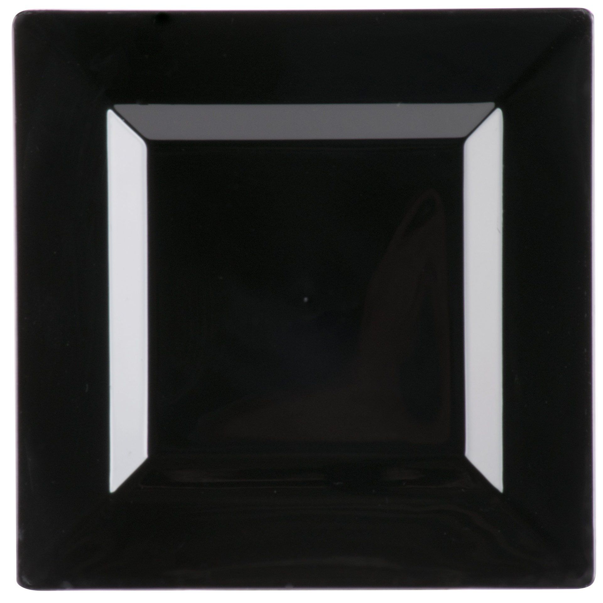 Black Square Plate