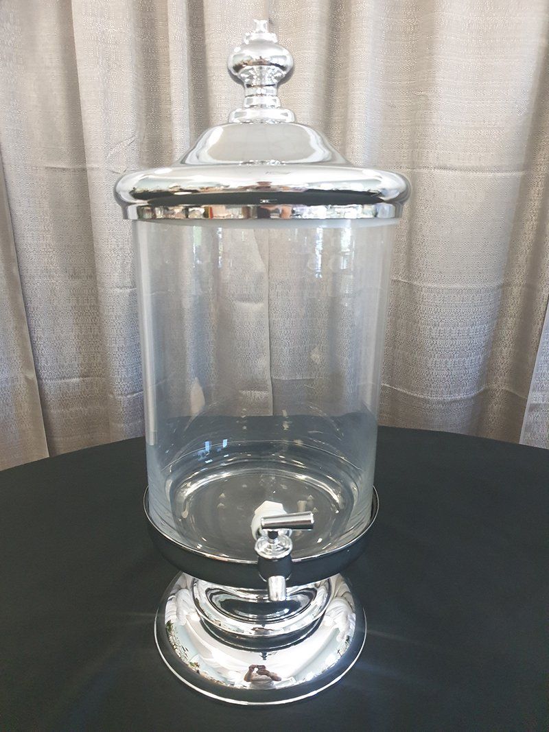 Beverage Server on Chrome Stand