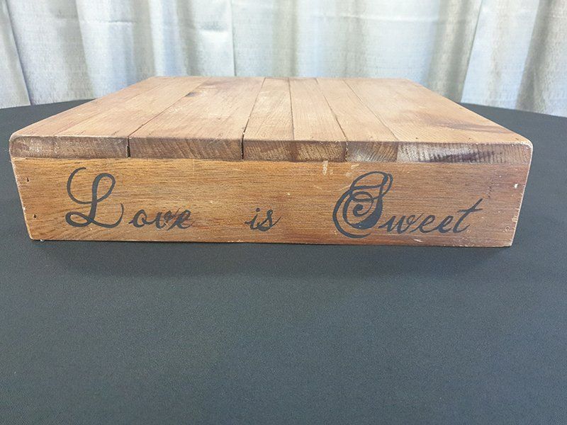 Wood Cake Stand