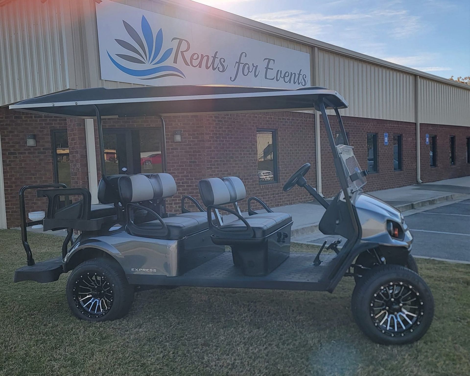 Charcoal Golf Cart