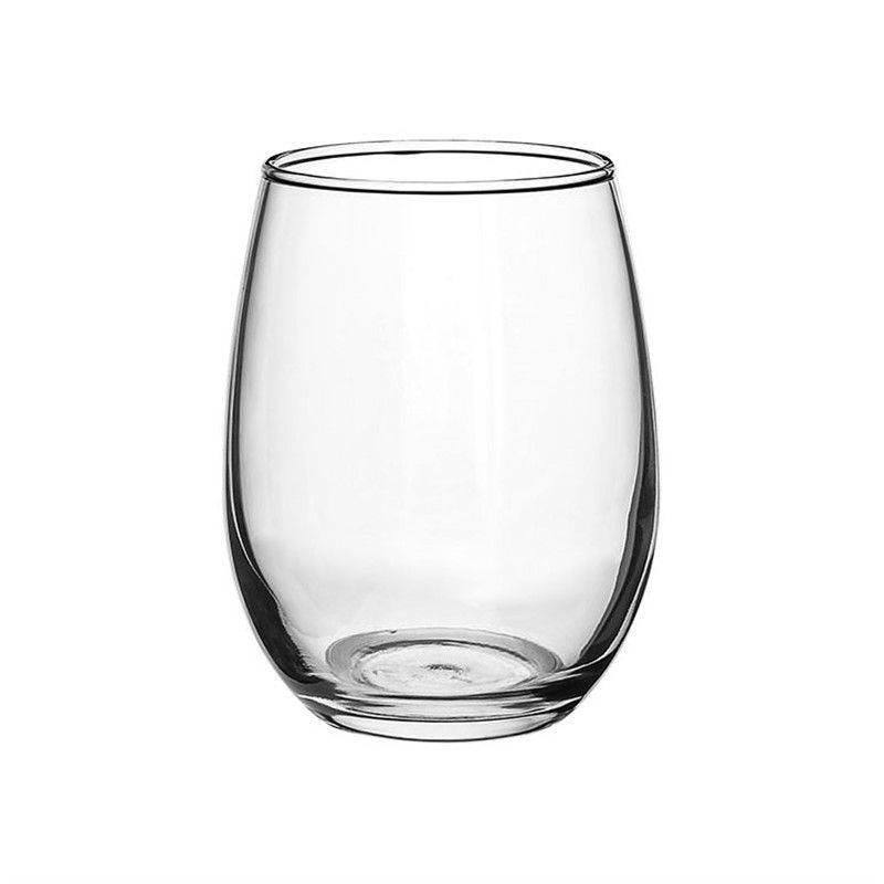 Stemless wine glass