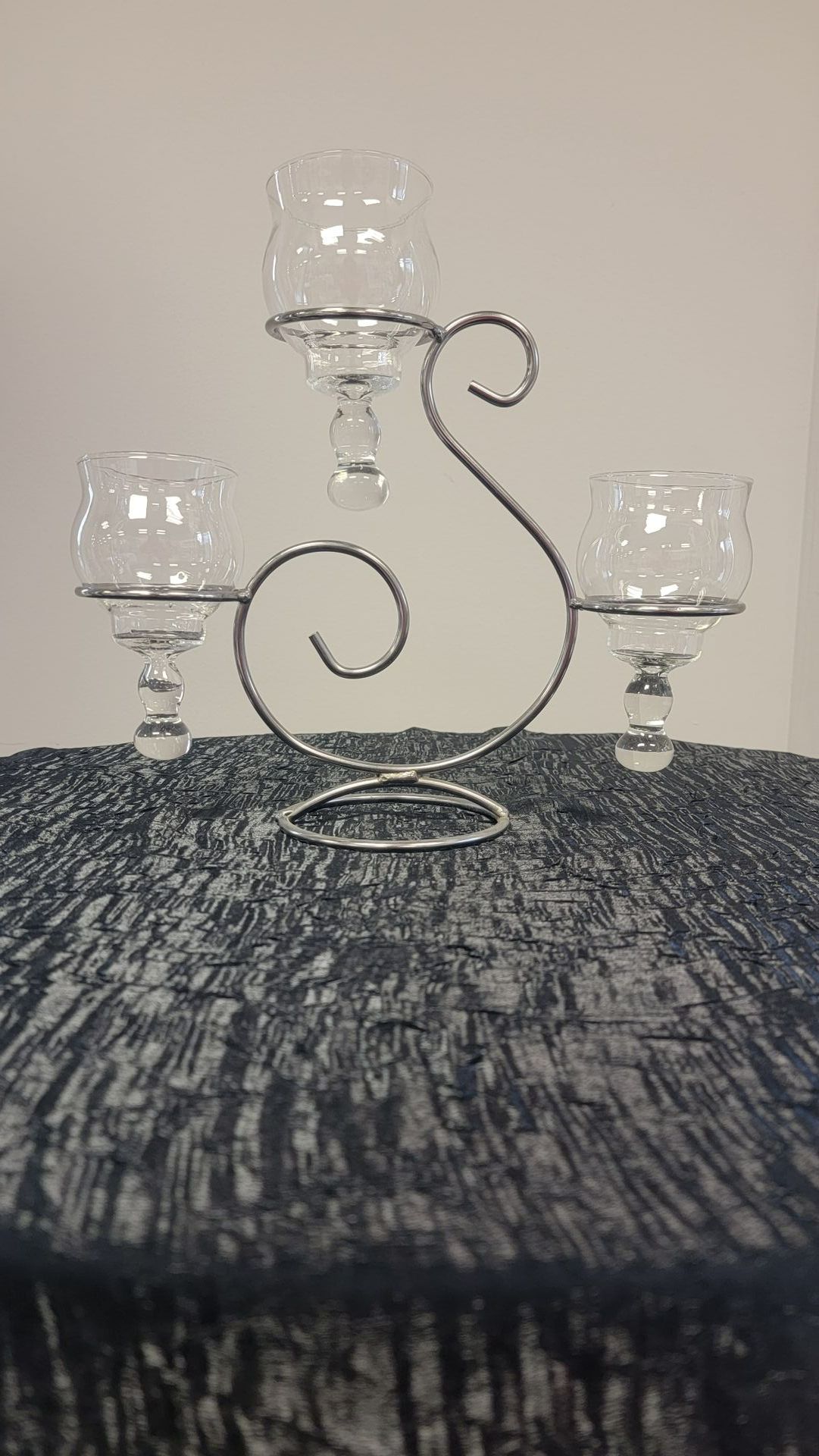 Wood Silver Top Lanterns