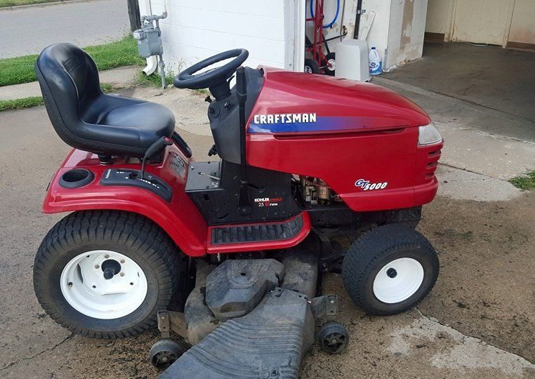 Used riding mower