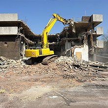 Exterior demolition