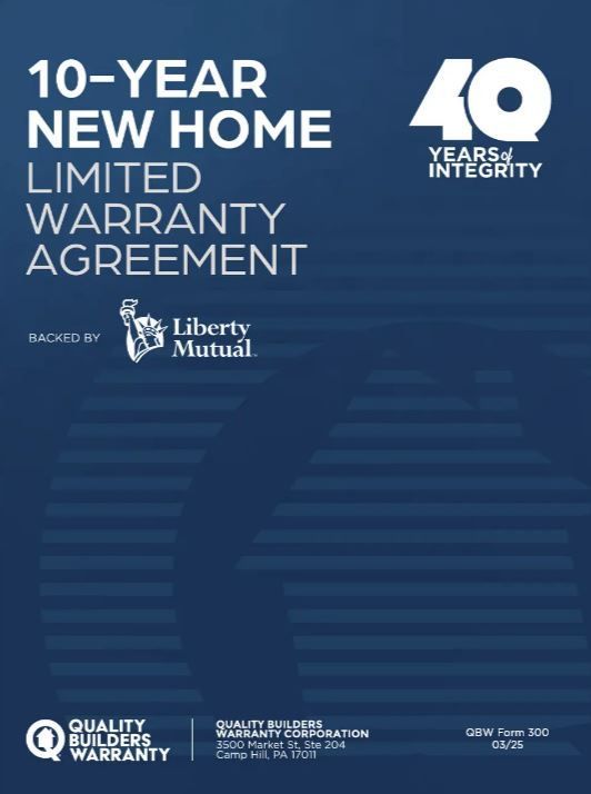 A 10 year new home limited warranty agreement from liberty mutual