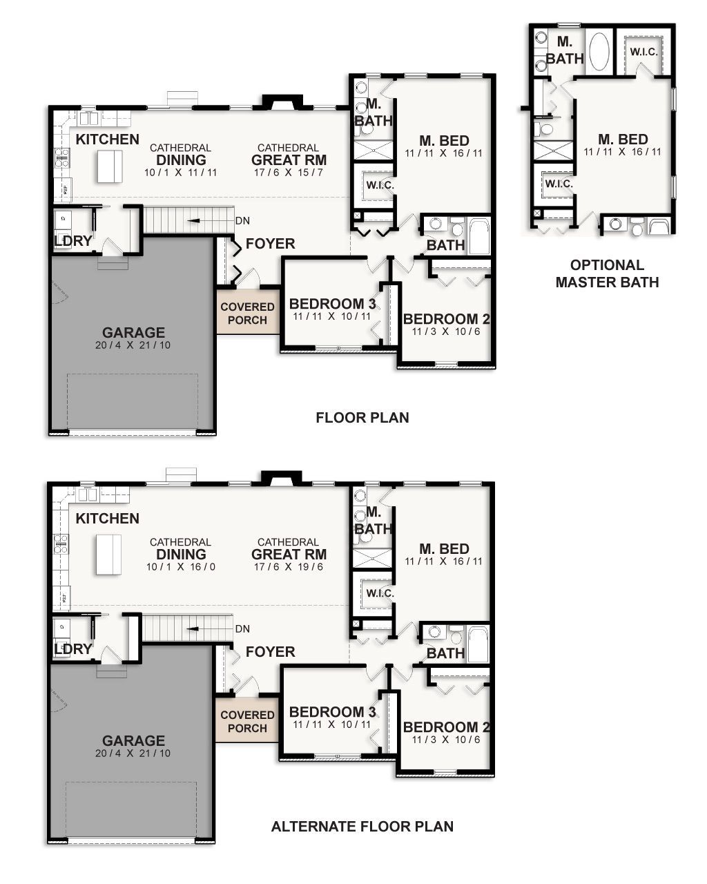 A black and white floor plan of a house with a garage.