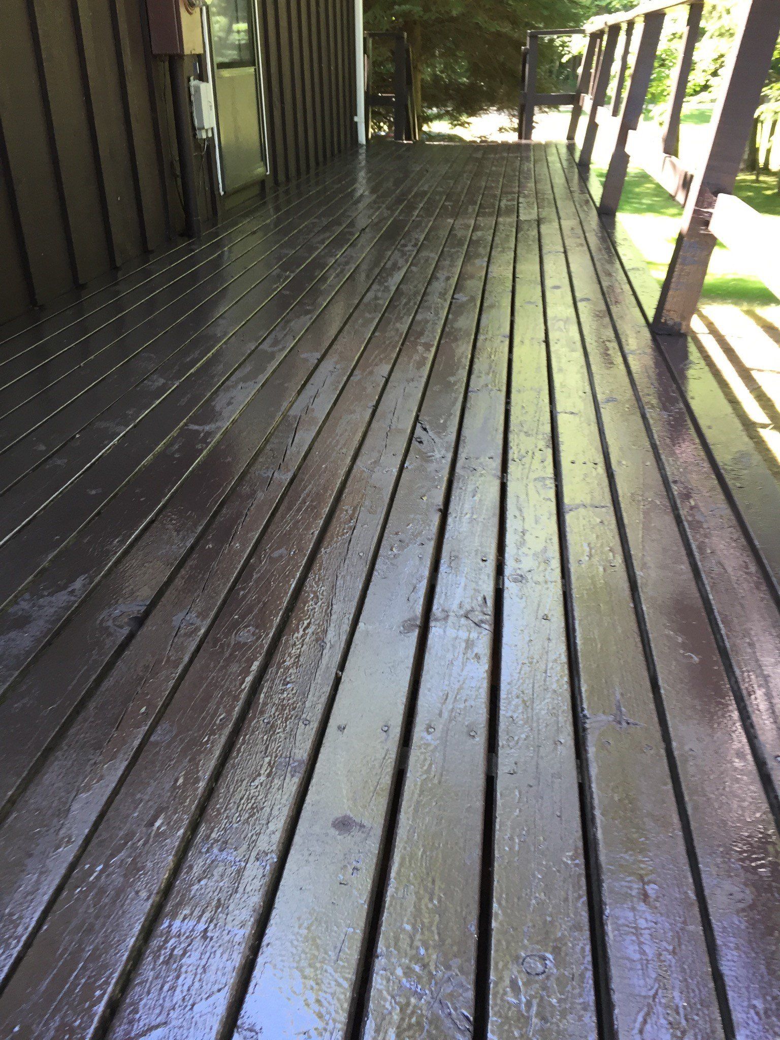 deck after