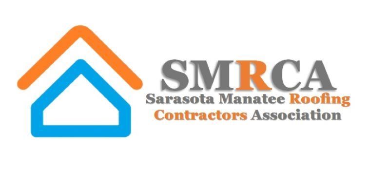 The logo for the sarasota manatee roofing contractors association