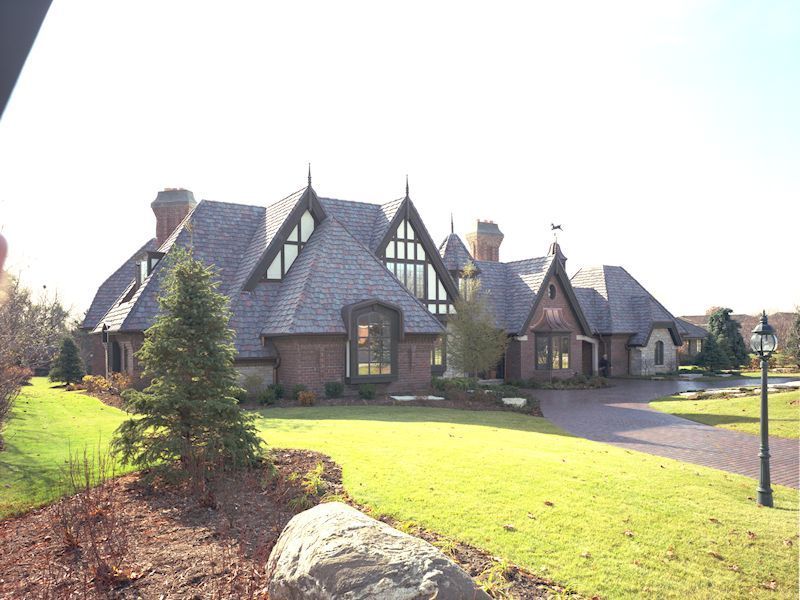 Custom Brushed Roof Tile