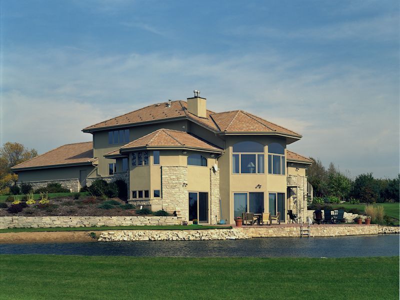 Custom Brushed Roof Tile