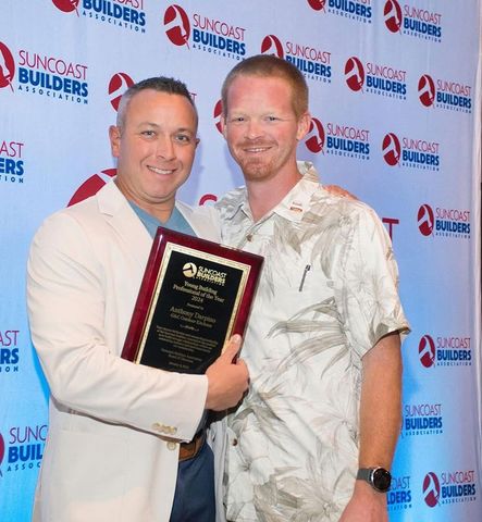 Anthony was honored as the 2024 Young Professional of the Year by the Suncoast Builders Association.