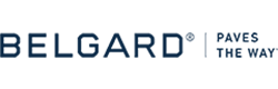 Belgard logo in dark blue with tagline 