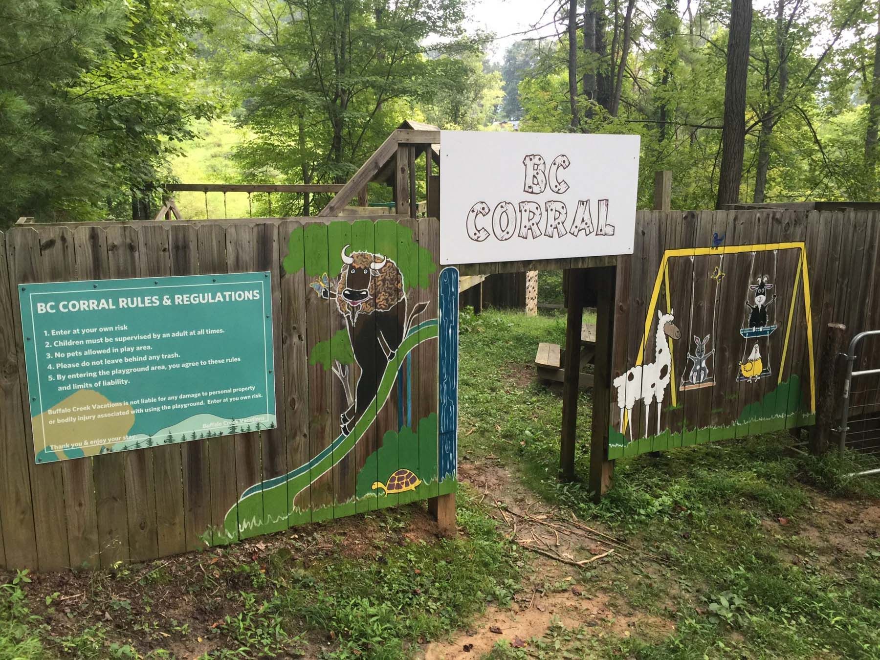 A wooden fence with a sign on it that says dc special