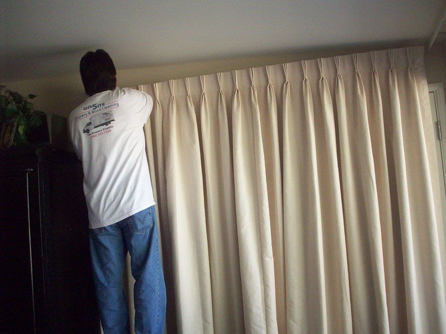 drapes installation