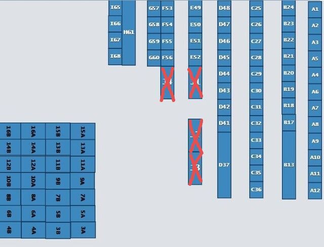 Indoor storage facility map
