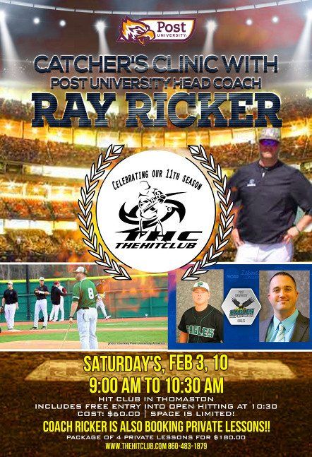 Catcher's Clinic with Post University Coach Ray Ricker