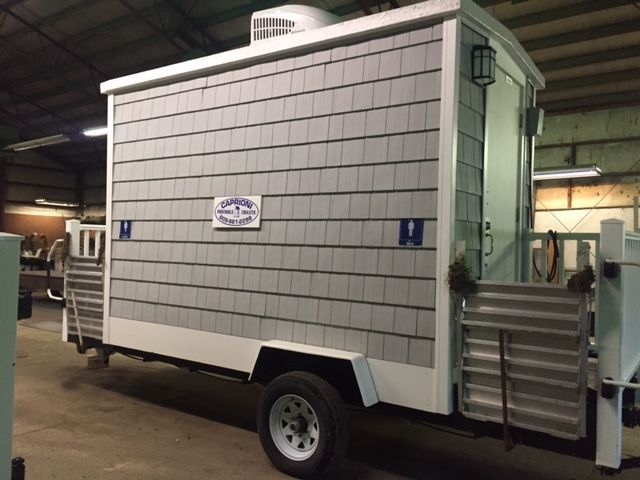 a trailer with a sign on the side that says ' a ' on it