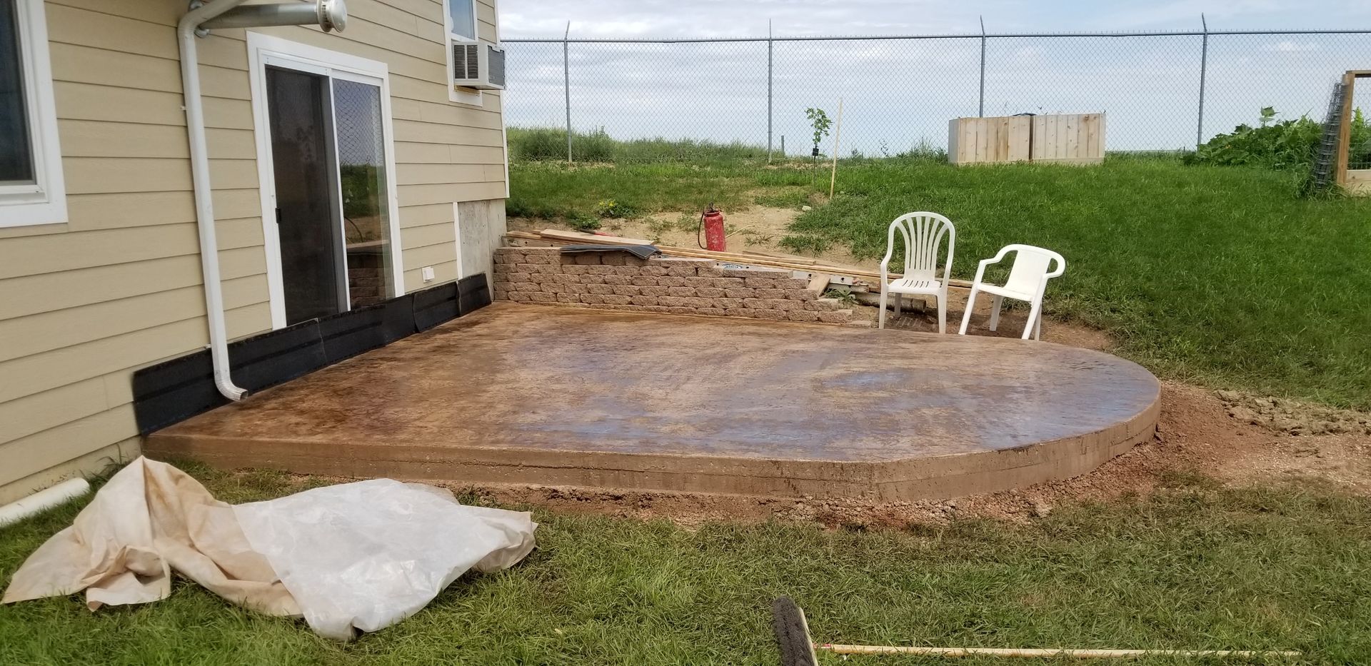 Stamped Colored Concrete