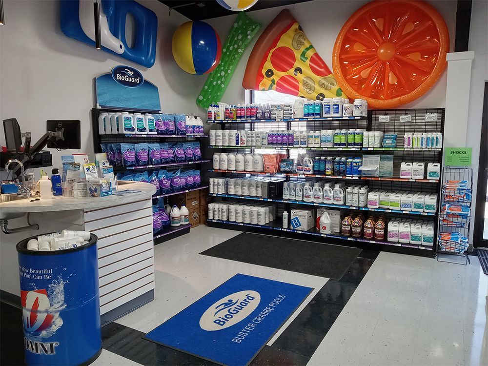 A store filled with lots of swimming pool supplies