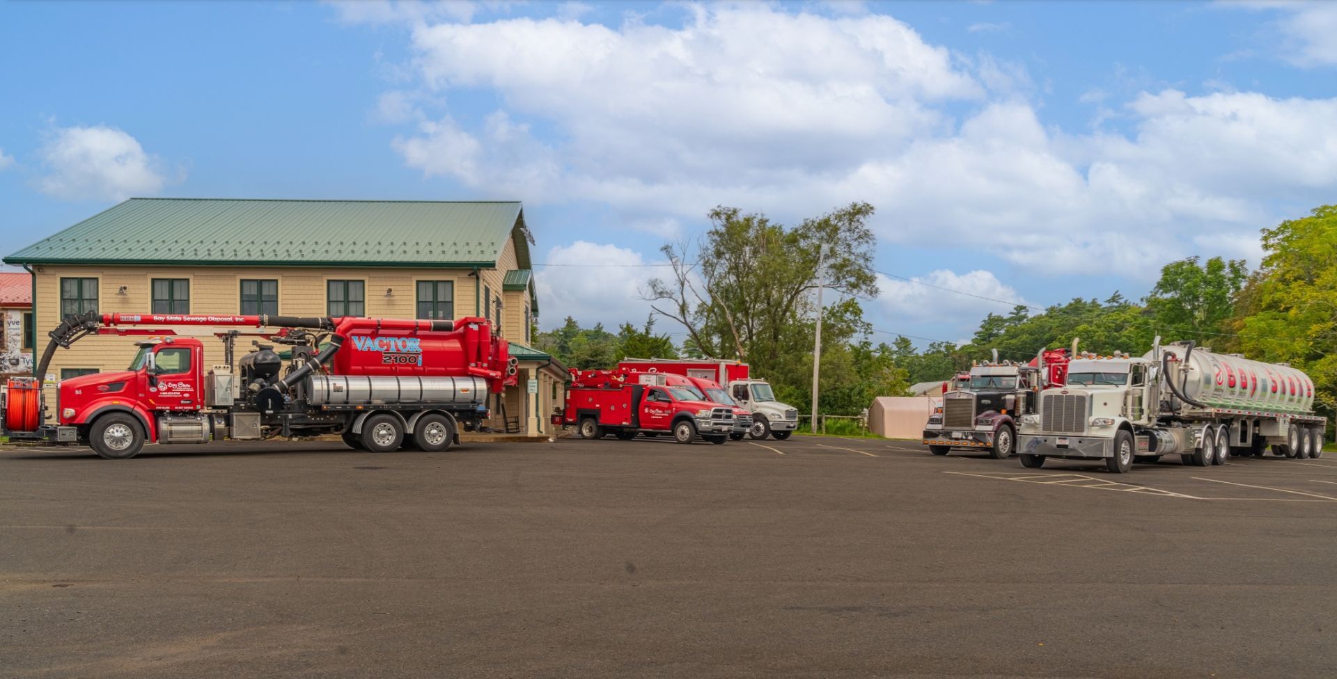 front view of trucks