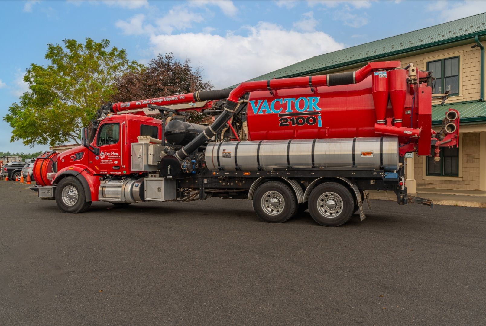 side view of truck