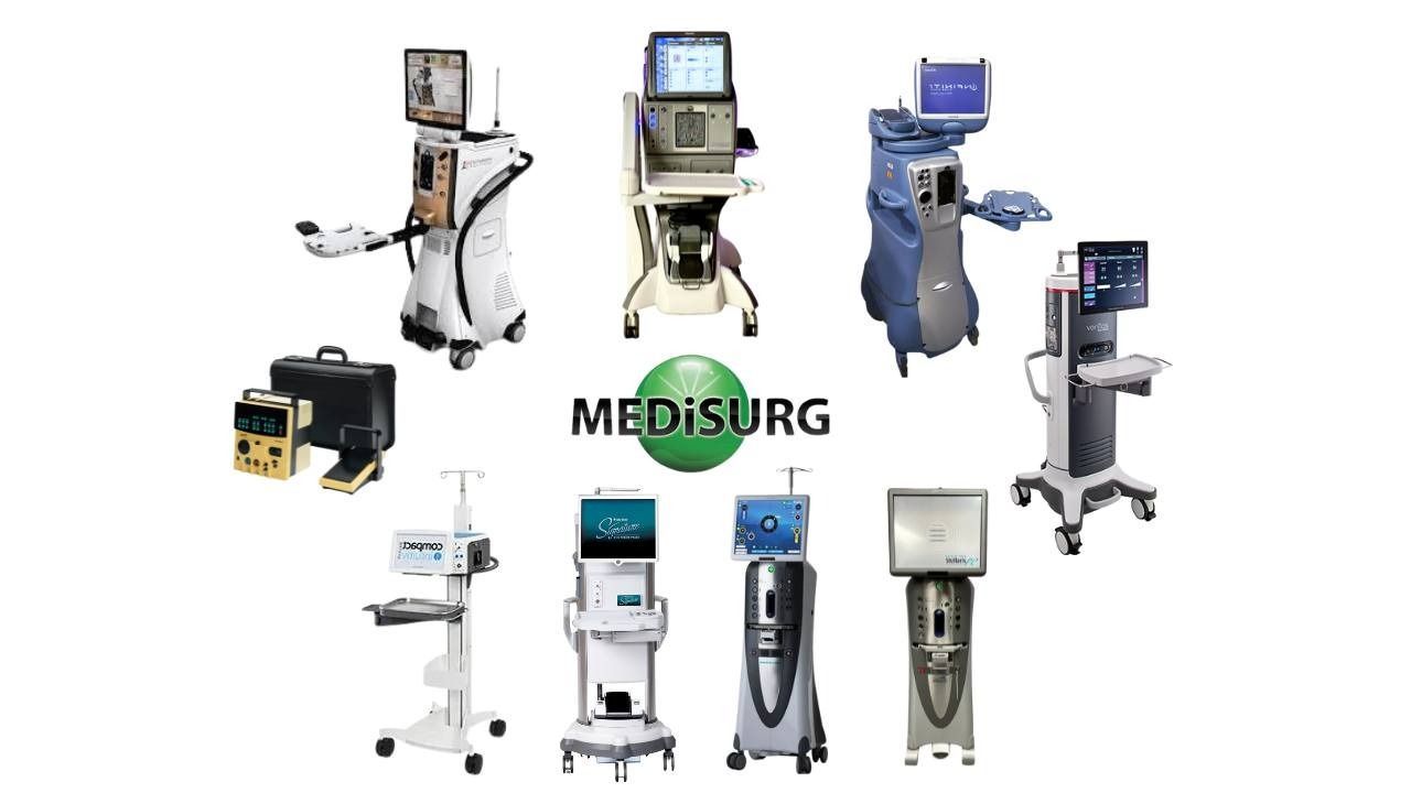 Medical equipment display with the 
