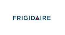 Frigidaire logo in dark blue text on a white background