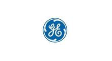 Blue GE logo on a white background