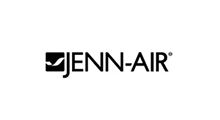 Jenn-Air logo in black text with a stylized J icon on a white background