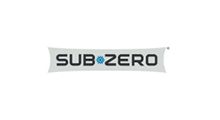 Sub-Zero logo in black and blue on a white background