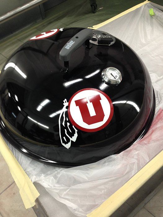 custom ceramic coated BBQ