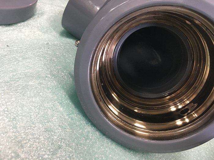 Swivel Elbow joint after Halar coating