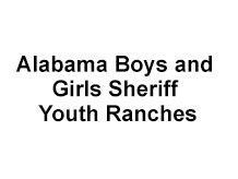 The logo for the alabama boys and girls sheriff youth ranches.