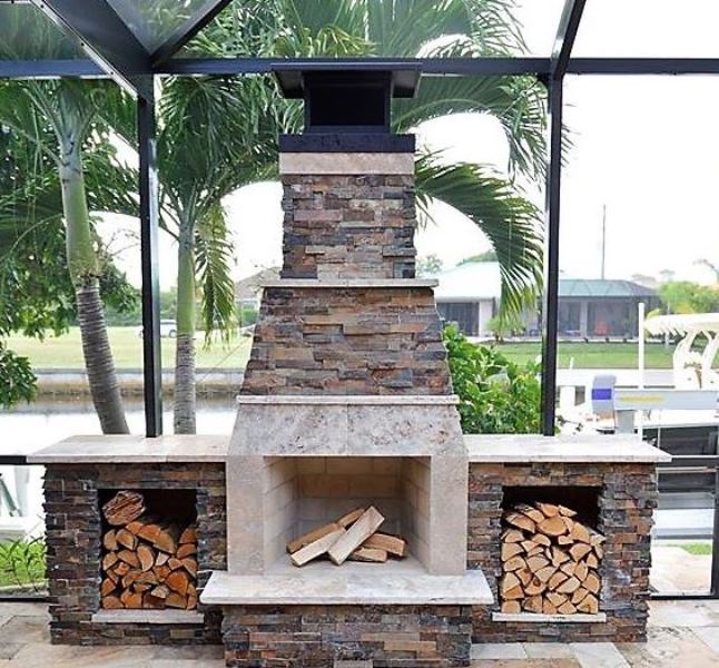 Outdoor Fireplaces Naples, FL Fort Myers, FL