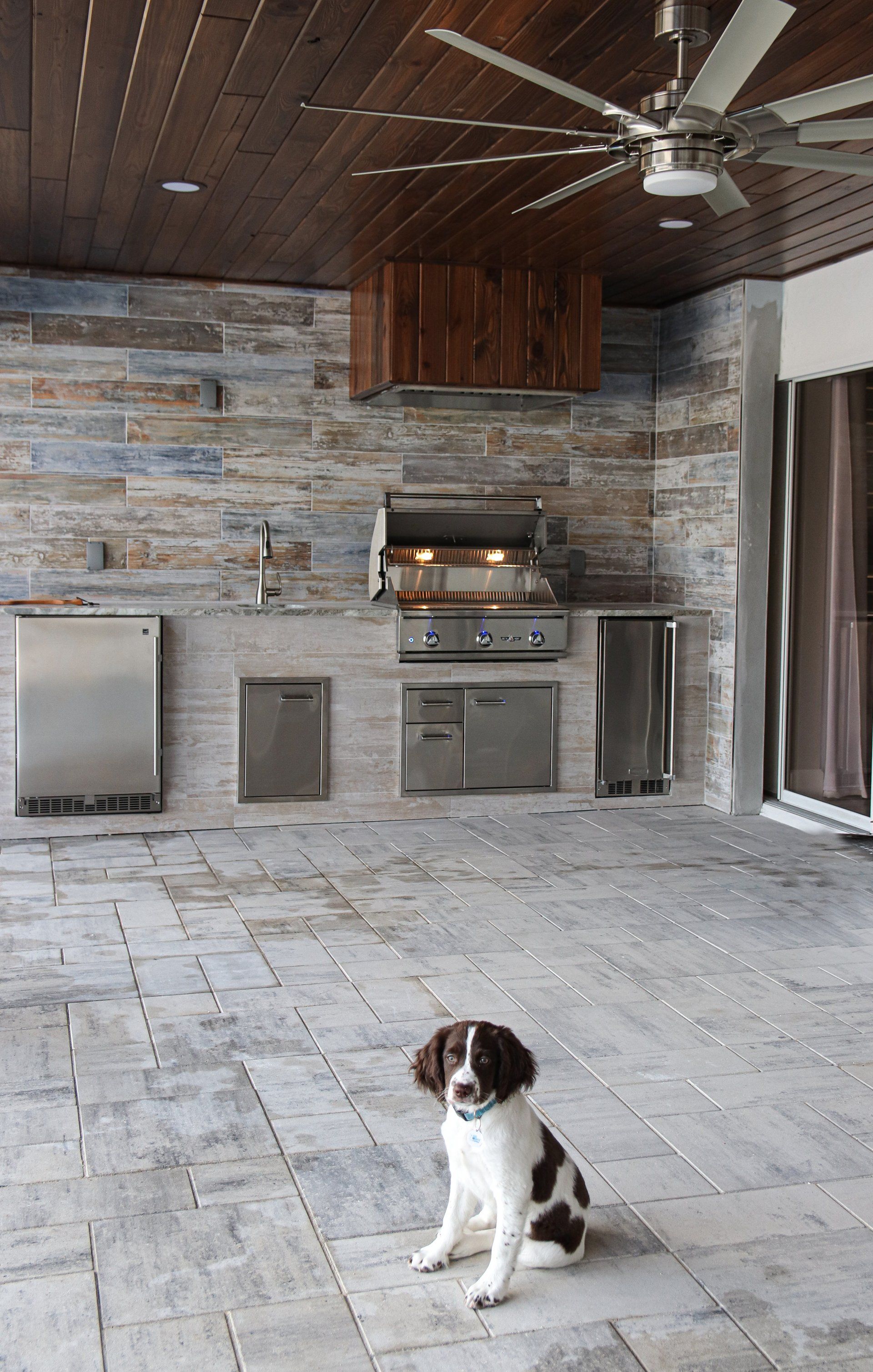 Porcelain and Tile Outdoor Kitchens HL Posey Builders