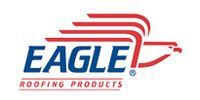 EAGLE Roofing Products logo with red eagle graphic and blue text