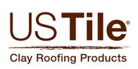 US Tile logo with brown text and the tagline “Clay Roofing Products”