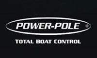 Power-Pole logo with the words “Total Boat Control” on a black oval
