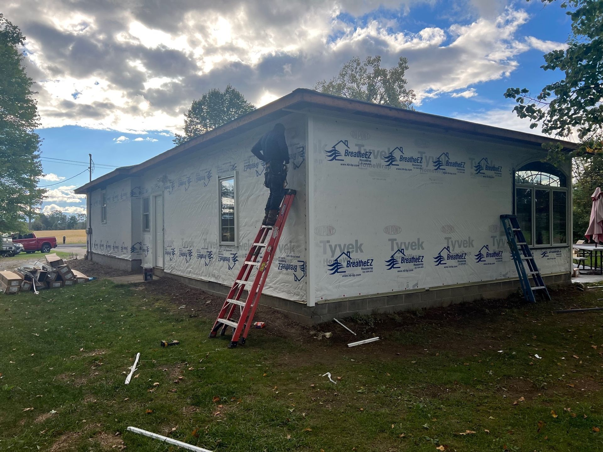 House siding contruction