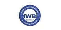 MWB Certified certification seal in blue and white with circular badge design