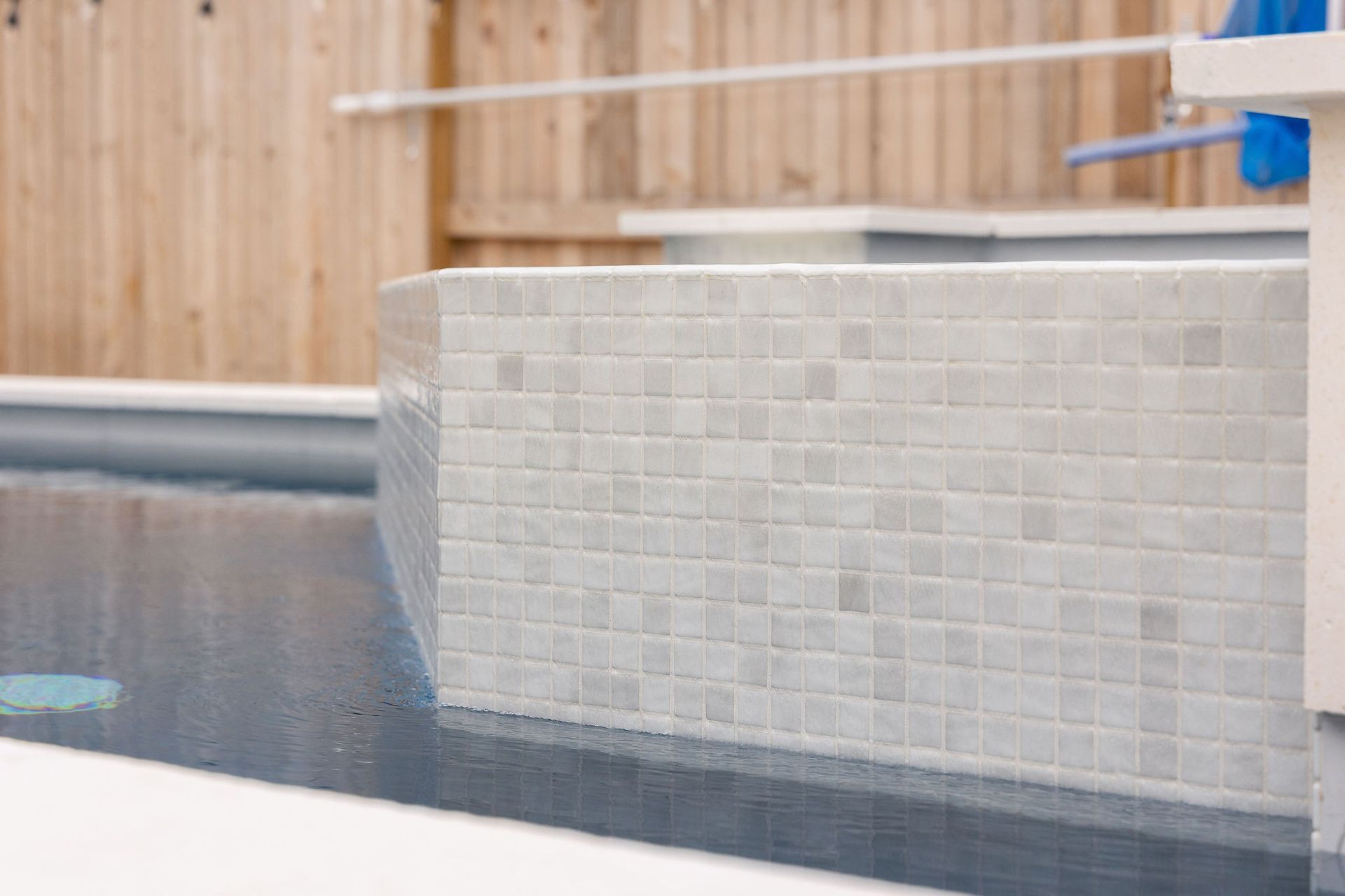 New Custom Pool Wall