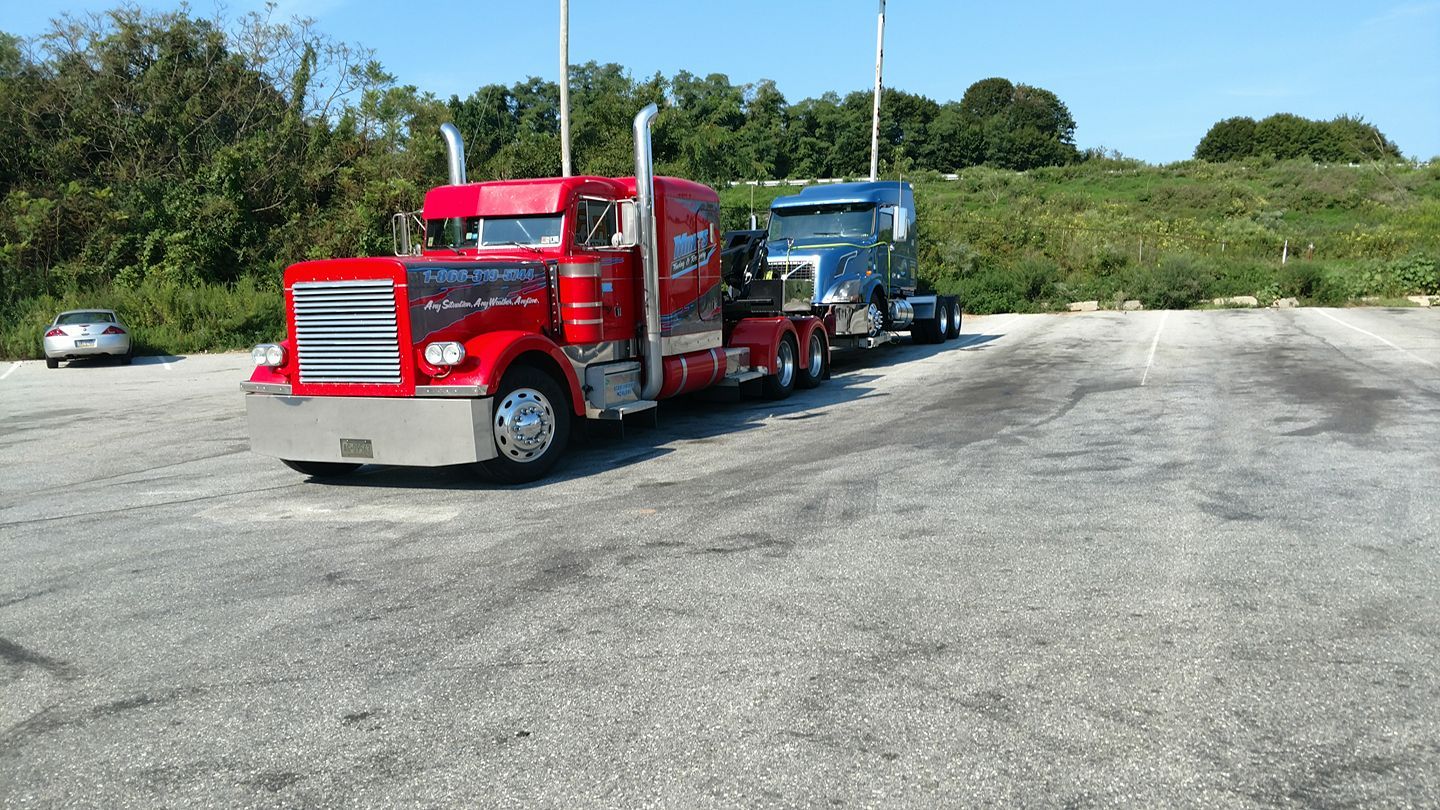 heavy truck towing