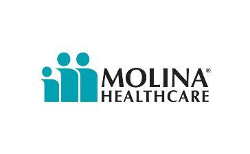 Molina Healthcare logo: turquoise figures of people next to the text 