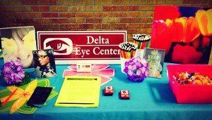 Delta Eye Center health fair display pic 1