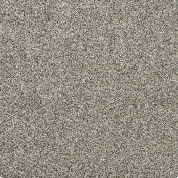 Close-up of a gray speckled textured fabric swatch on a white background