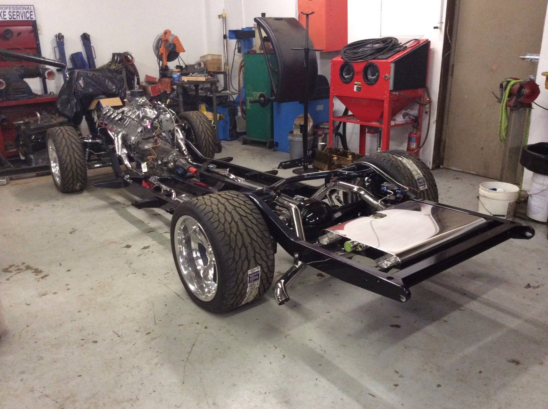 route 64 speedshop & auto repair - inside showroom