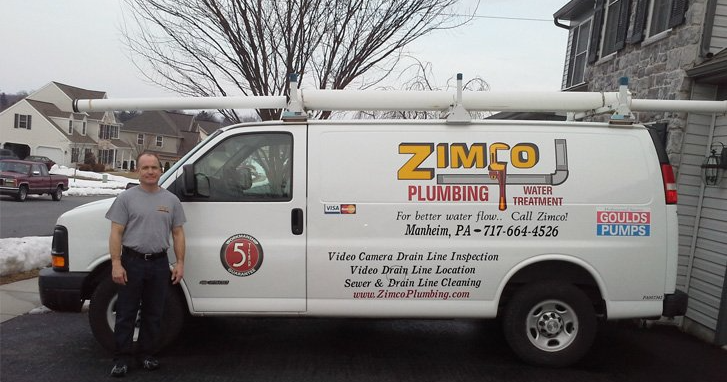 Zimco Plumbing van