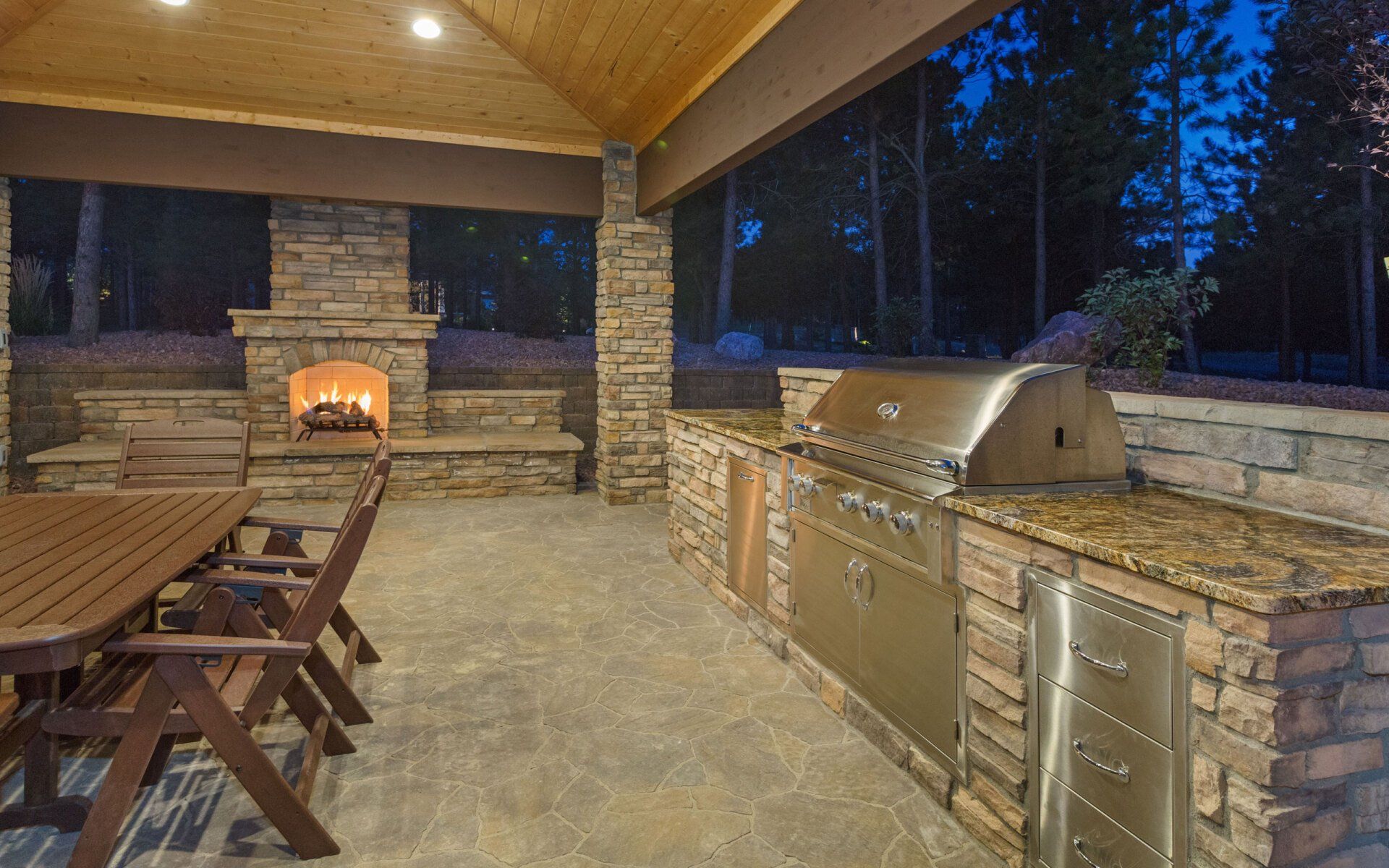 Outdoor kitchen