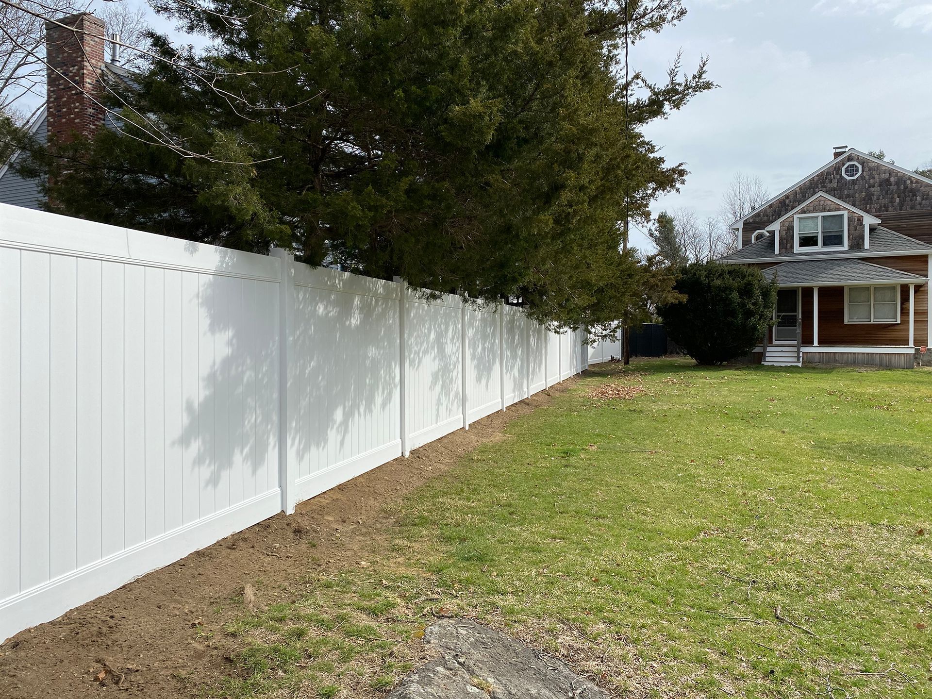 Vinyl fence